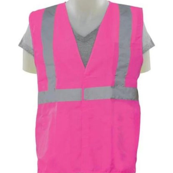 Full Source ERB S725 Non-ANSI Women's Breakaway Safety Vest - Pink NWT Size 3XL - Picture 1 of 2